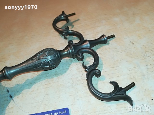 свещник за 3 свещи 23х21х10см внос франция 1208211047, снимка 6 - Антикварни и старинни предмети - 33794049