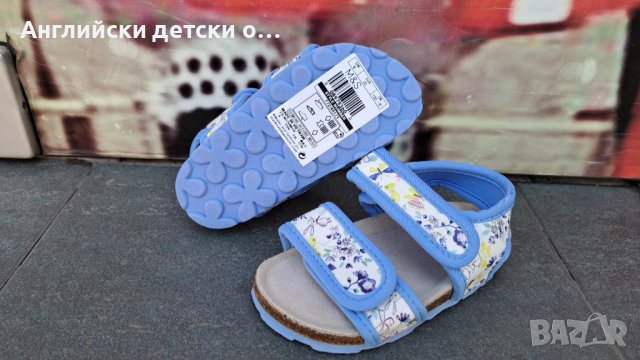 Английски детски сандали с естествена кожа-M&S, снимка 4 - Детски сандали и чехли - 41064279