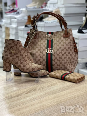 дамски боти gucci burberry louis vuitton, снимка 5 - Дамски боти - 51427595