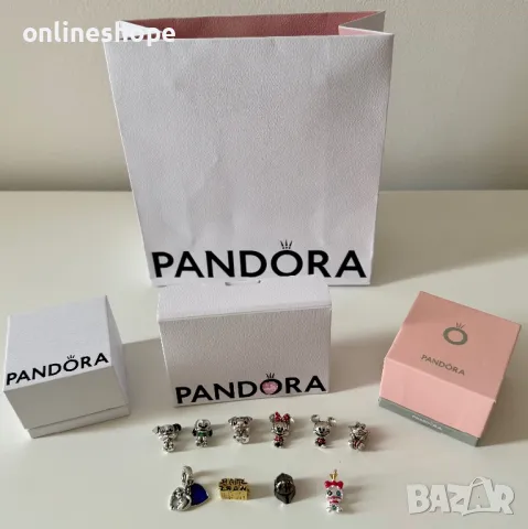 PANDORA СРЕБРО S925 ALE Талисмани - Disney , Stitch , Mickey и други, снимка 2 - Бижутерийни комплекти - 50205386