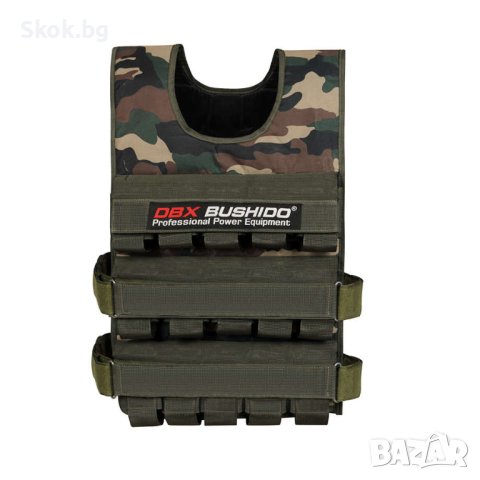 Утежнена Тренировъчна Жилетка С Регулируемо Тегло – Moro 30 Кг (30 Х 1 Кг), снимка 2 - Фитнес уреди - 40771302