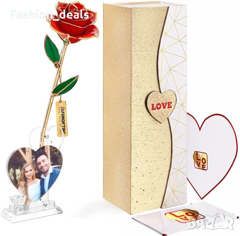 Нова роза с 1 любовна рамка за снимка Подарък за жена Годишнина 8 март в  Други в гр. София - ID35947843 — Bazar.bg
