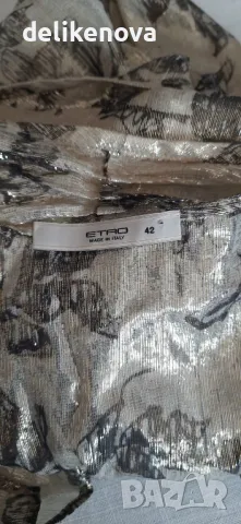 ETRO. ITALY  Exclusive M 100% Коприна, снимка 6 - Корсети, бюстиета, топове - 47290550