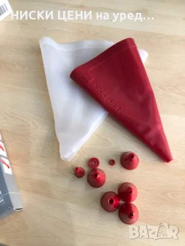 Силиконов ПОШ за сладкиши с накрайници HOME Ideas, снимка 6 - Форми - 48895341