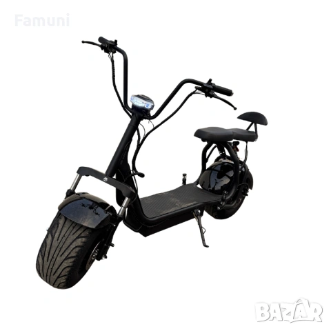 Електрически скутер Harley, 1500W (Черен) 2026