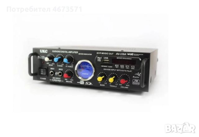 Аудио усилвател BT-339A, снимка 2 - Аудиосистеми - 52745942
