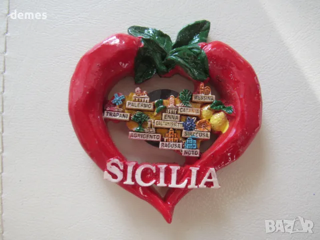 Магнит от Сицилия, Италия, снимка 4 - Колекции - 48016693