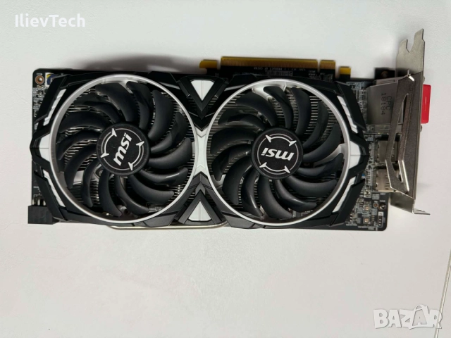 Видео карта RX 580 8GB MSI ARMOR OC, снимка 2 - Видеокарти - 52631184