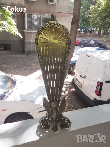 Невероятна барокова менсингова решетка за камина, снимка 4 - Антикварни и старинни предмети - 50941593