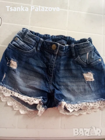Детски къси  дънки 152 см