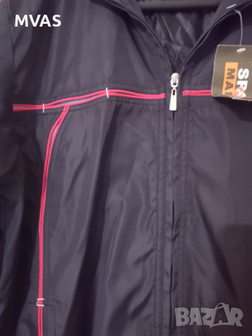 Нов анцунг комплект долно и горно L размер черен с червено, снимка 4 - Спортни екипи - 36326138