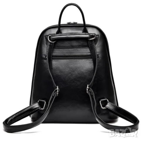Дамска чанта-раница Angel Black, снимка 4 - Чанти - 49108714