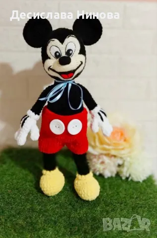Мини Маус-ръчна изработка-45см, снимка 11 - Плюшени играчки - 42915035