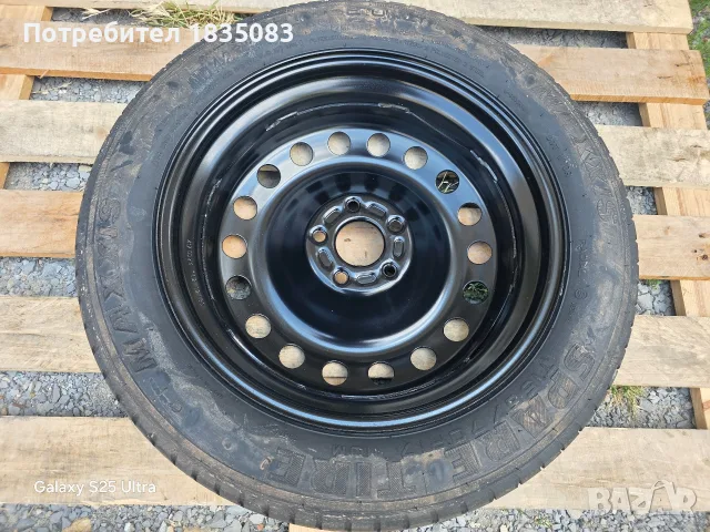 Резервна гума/патерица 17ка 5х108 Ford, Volvo, Jaguar, снимка 2 - Гуми и джанти - 55780044