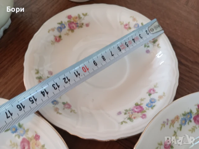Порцелан Bavaria Edelstein Maria Theresia, снимка 14 - Сервизи - 51407241