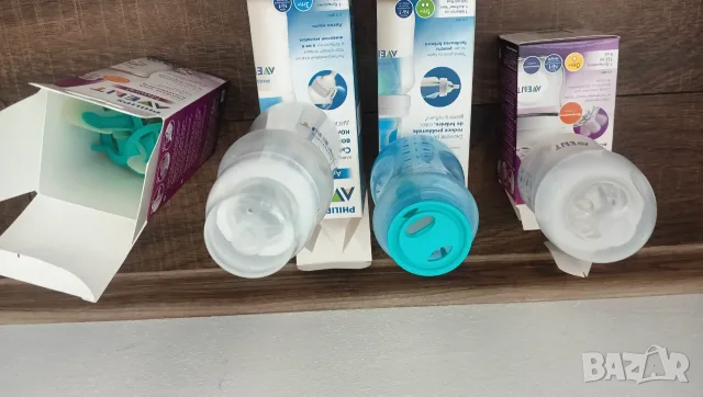 Бебешките шишета за хранене Philips Avent, снимка 8 - Прибори, съдове, шишета и биберони - 55728599