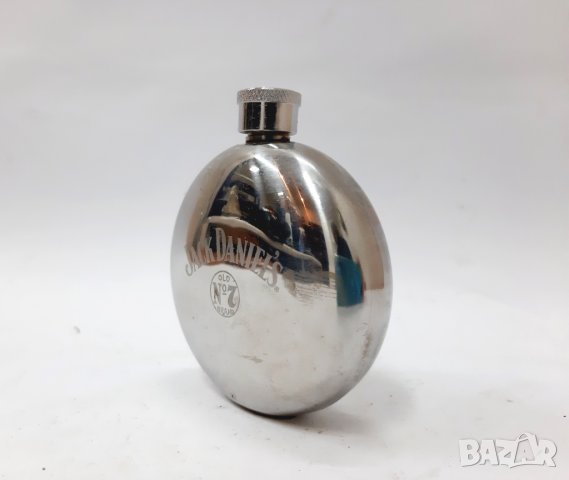 Jack Daniels 3 oz flask, метално шише, фласка, снимка 2 - Подаръци за мъже - 35766330