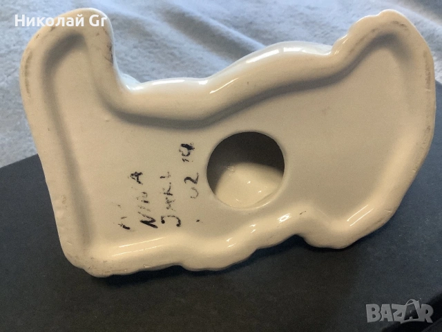 Фигурка на куче порцелан отличен състояние , снимка 4 - Фигурки - 53084570