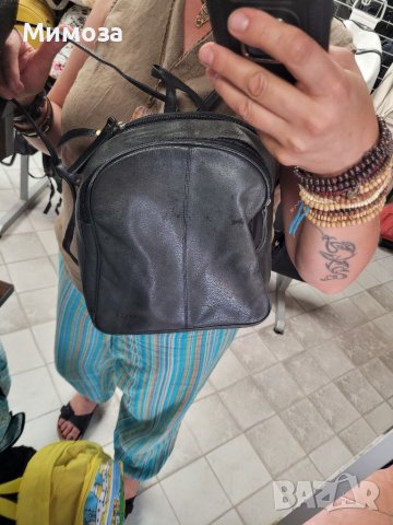 Gigi естествена кожа черна раница( 290€ в интернет), снимка 9 - Раници - 41384649