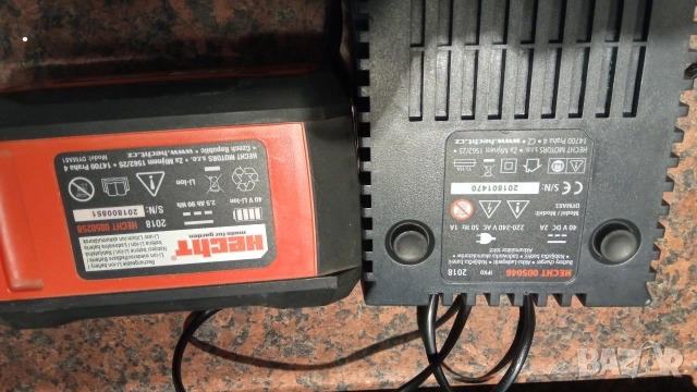 Батерия и зарядно Necht-40v., снимка 5 - Резервни части за машини - 52939227