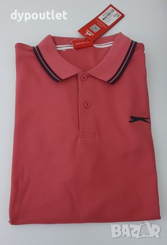 Slazenger Tipped Polo - Мъжка тениска с яка, размер XL., снимка 2 - Тениски - 40023100