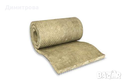 Каменна вата на руло с рабицова мрежа, снимка 2 - Монтажи - 41574065