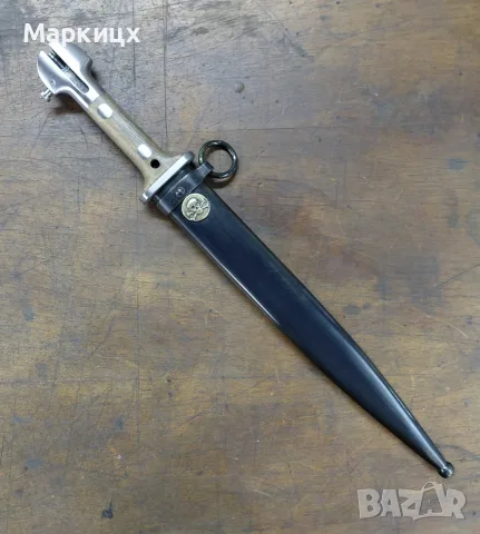 Сръбски четнически щурмови нож ЧК 24, снимка 16 - Ножове - 56078023