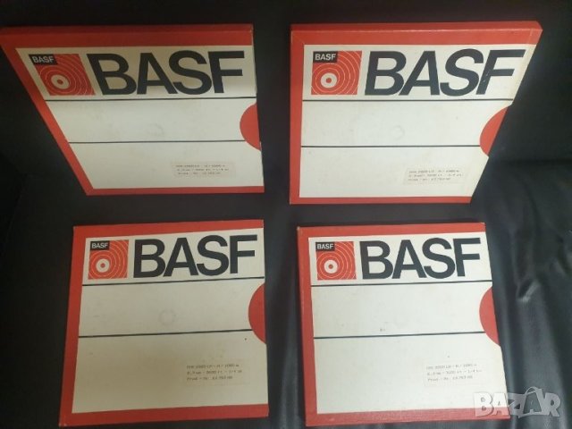 Магнетофонна лента BASF Лентата не е използвана. 1080 метра.25 микрона. По 50лв./бр.