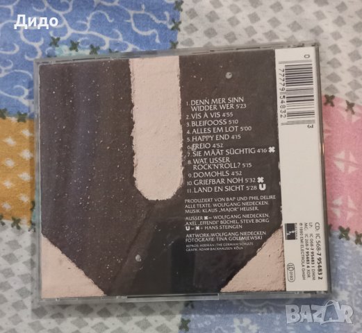 Bap - X For 'E And, CD аудио диск (немски рок), снимка 2 - CD дискове - 41887790