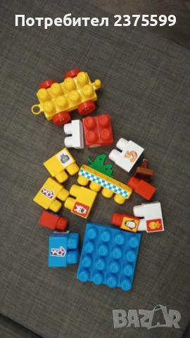 Конструктор с количка за деца 20 големи части, снимка 3 - Конструктори - 53058007
