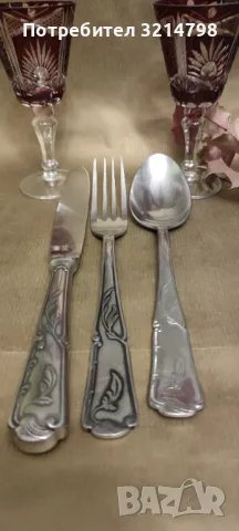 Старинни прибори за хранене , снимка 8 - Прибори за хранене, готвене и сервиране - 48217989