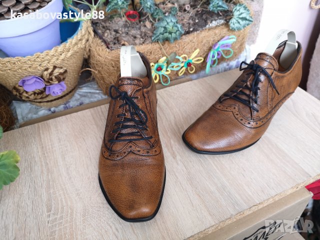 Обувки Think! 38 н. Естествена кожа , снимка 7 - Дамски елегантни обувки - 39988451