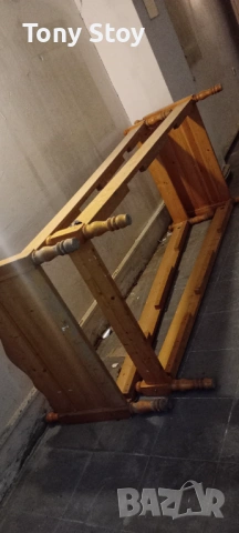 Дървени легла от чам с рамер 190х82 , снимка 5 - Спални и легла - 53321658