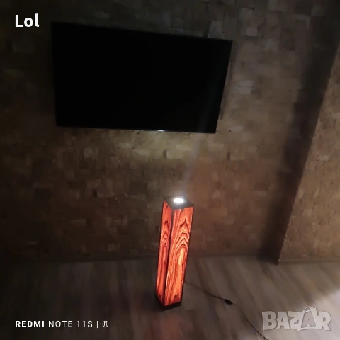 Дървена лампа, снимка 5 - Декорация за дома - 53787296