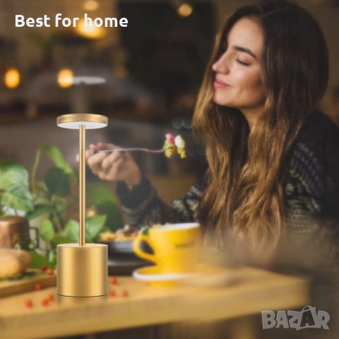 Акумулаторна LED настолна лампа 3 режима Atyhao, снимка 3 - Настолни лампи - 41608485