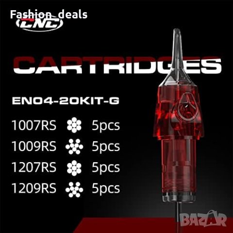 Нов Комплект 20 броя RS касети игли за еднократна употреба Татуировка, снимка 5 - Други - 41794418