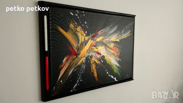 Абстрактна картина Vakkerhet, снимка 3 - Картини - 48729559