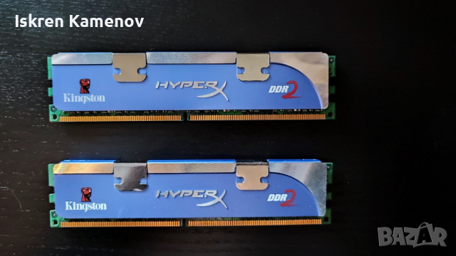 Рам памет Кингстън 2х1 GB DDR2