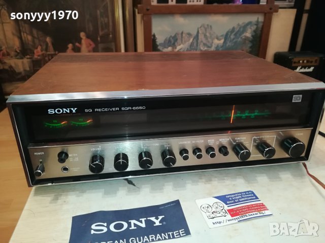 SONY RETRO RECEIVER-MADE IN JAPAN 2808231410, снимка 2 - Ресийвъри, усилватели, смесителни пултове - 41996746