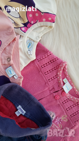 Блуза дънки и жилетка Мини Маус 0-3 месеца, снимка 9 - Комплекти за бебе - 36276904