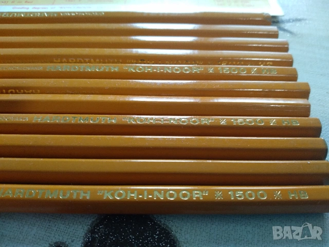 Кутия с 11 молива KOH-I-NOOR HB, снимка 5 - Колекции - 53484637