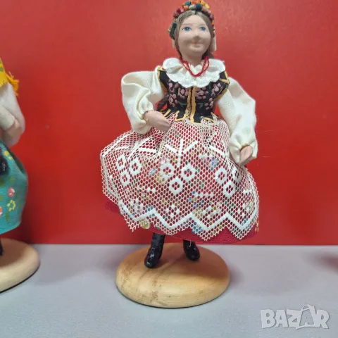 Колекционерски Полски Кукли в народни носии-ръчна изработка, 60-те години Krakow, снимка 7 - Колекции - 47771179