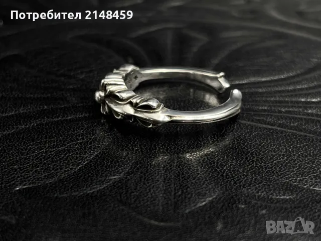 Chrome hearts floral ring пръстен , снимка 3 - Пръстени - 48853116