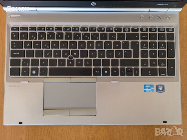 HP EliteBook 8560p – i7-2670QM, 8GB RAM, снимка 2 - Лаптопи за дома - 51946772