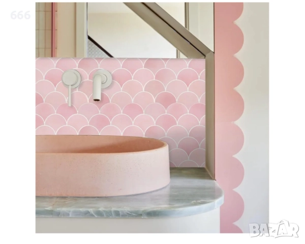 3D самозалепващи се стенни плочки за кухня, баня (10 листа), снимка 3 - Други - 52910960