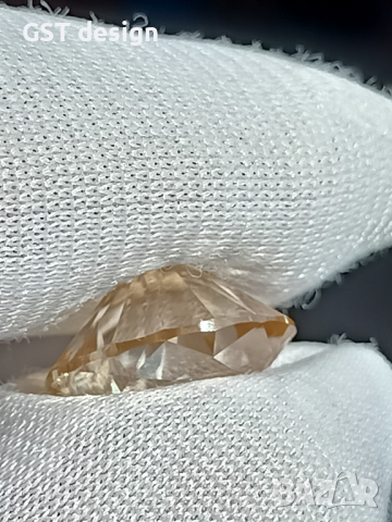 Огромен Топ 9,55 карата Фенси Златно Диамант Мойсанит Diamond Moissanite , снимка 7 - Други - 36279191
