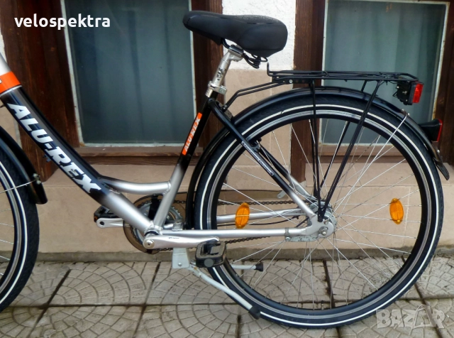 АЛУРЕКС ! 28 цола капли ! Алуминиев- елегантен ! СРАМ 7 Германия!, снимка 6 - Велосипеди - 52710193