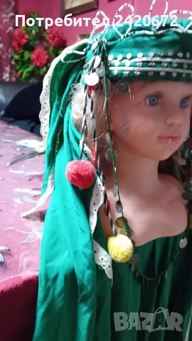 накит  с  пендари  за глава с кърпа, снимка 8 - Антикварни и старинни предмети - 52753749