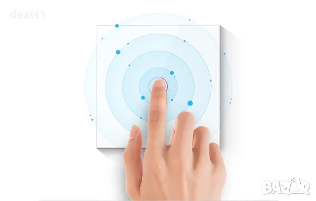 AVATTO Интелигентен Tuya Превключвател за осветление 3 бутона, снимка 3 - Друга електроника - 48053675