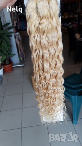 Къдрави естествени коси, снимка 2 - Аксесоари за коса - 41203808